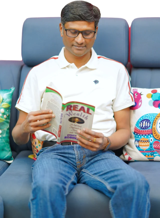 Kalyan reflecting between coaching sessions